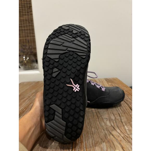 Kuru Chicane Lace Up Hiking Shoes Size 8.5 Gray Violet Leather - Picture 6 of 6